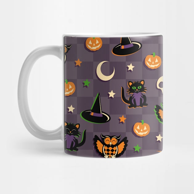 Vintage Style Halloween Pattern by Ellador